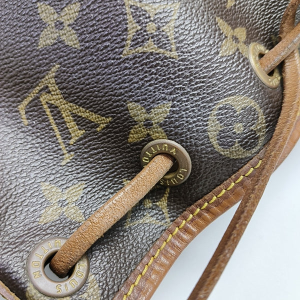 NOÉ Monogram Coated Canvas Brown