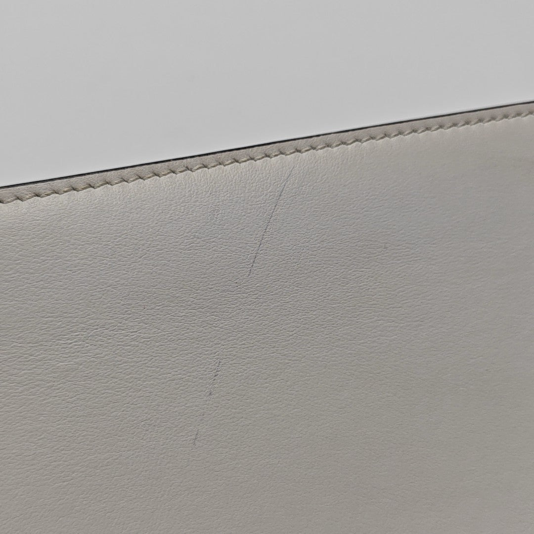 Calfskin Crossbody Bag White