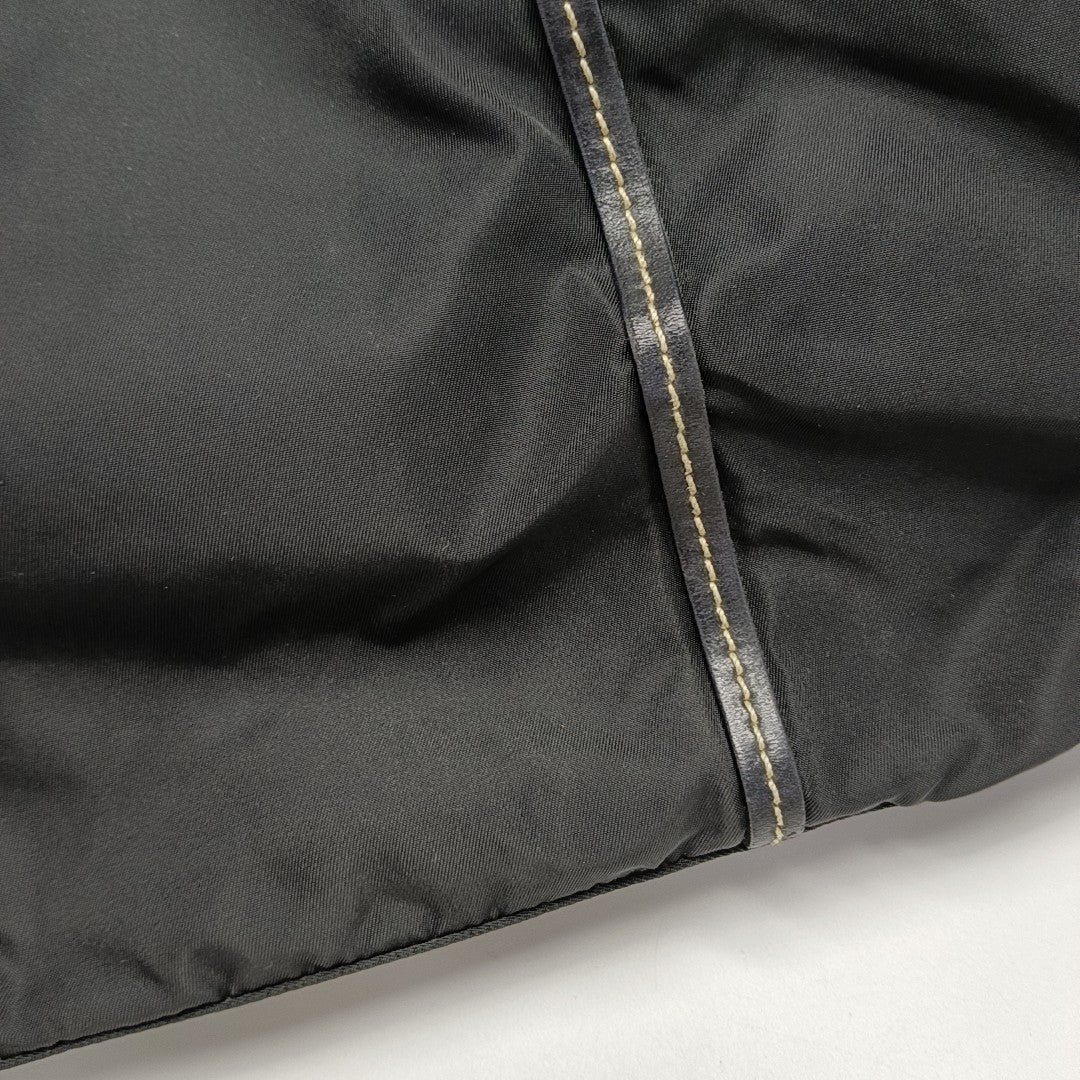Nylon Shoulder Bag Black