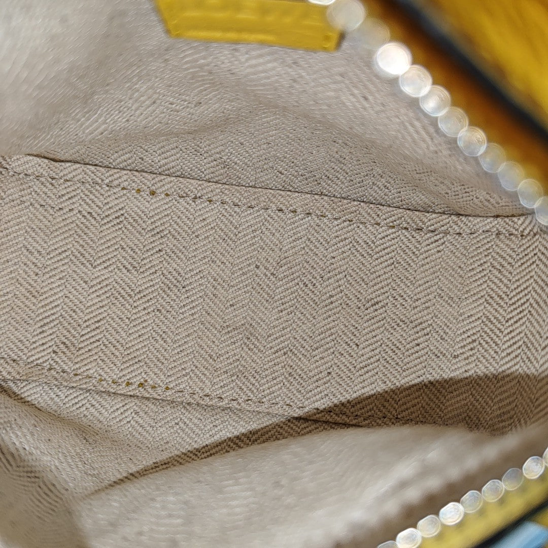 Puzzle Calfskin Yellow