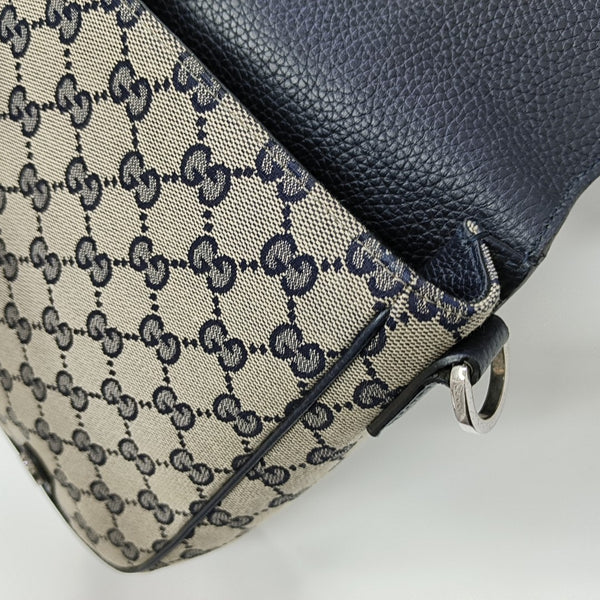 Monogram Canvas Shoulder Bag Beige