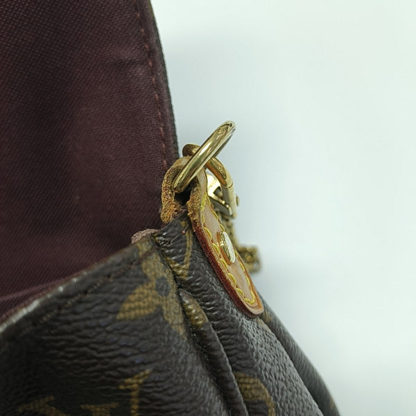 FAVORITE PM Monogram Coated Canvas Brown