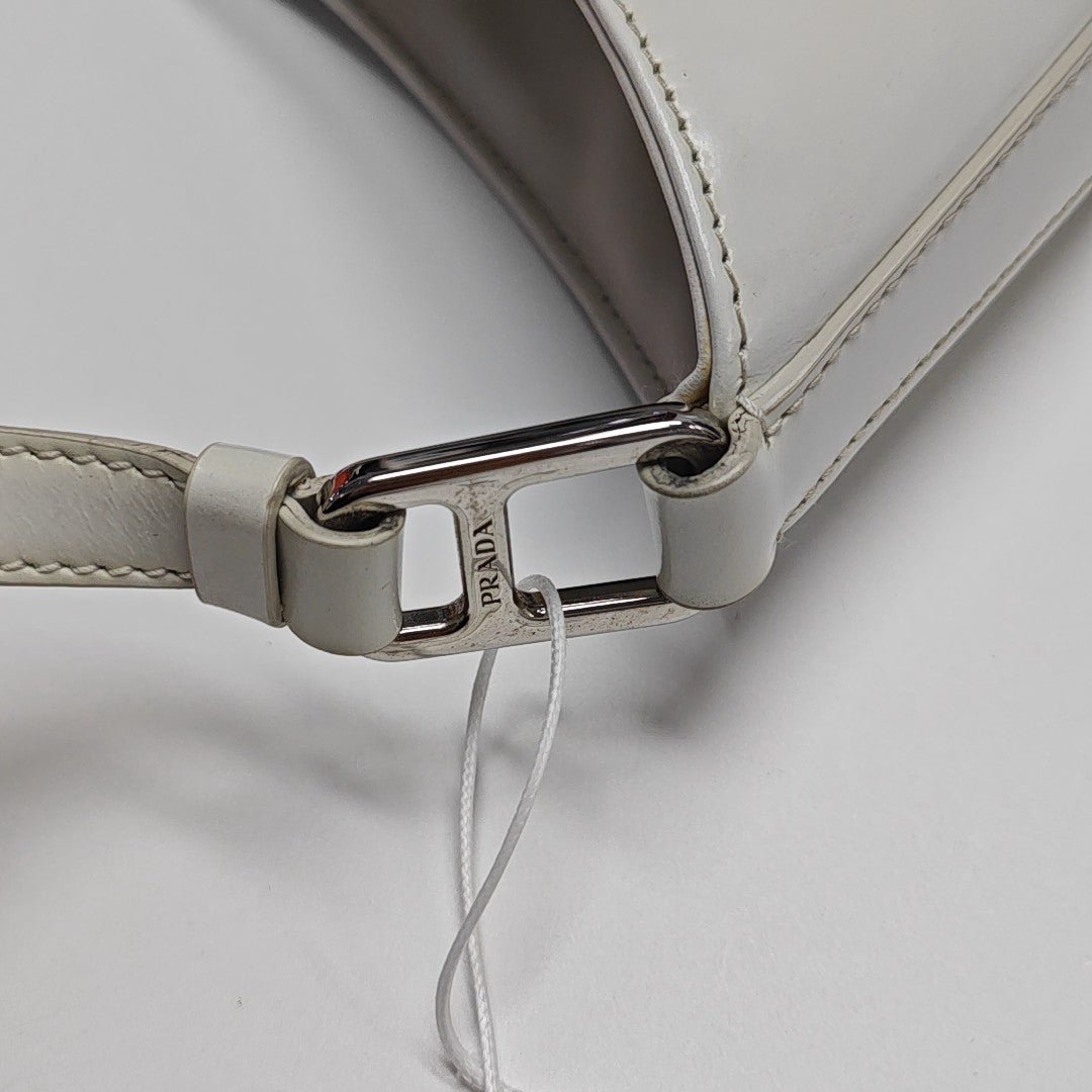 Cleo Medium Calfskin White