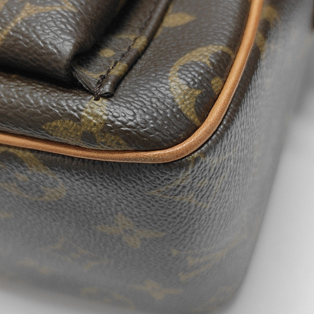 VIVA CITE Monogram Coated Canvas Brown