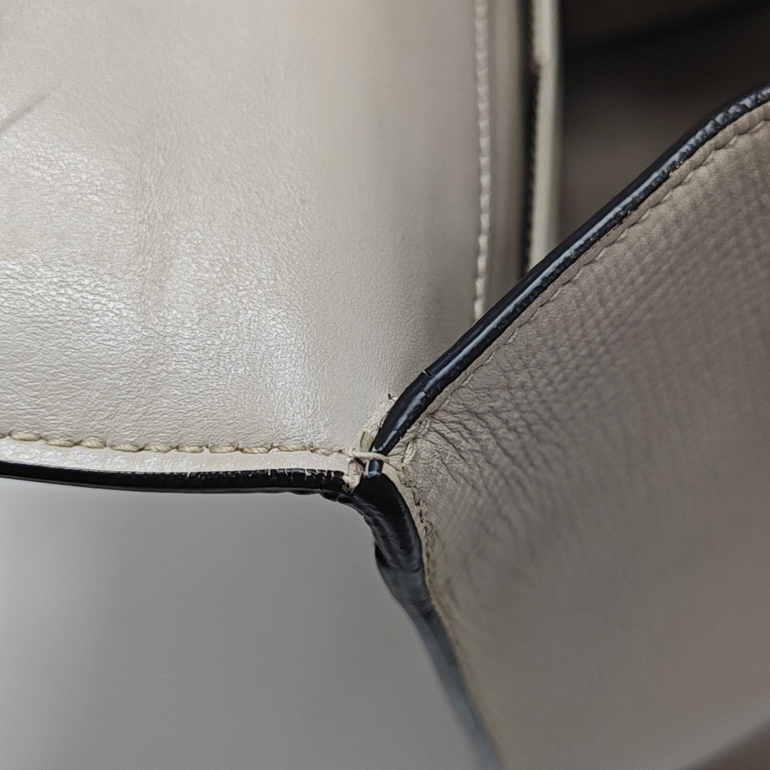 Calfskin Shoulder Bag Beige