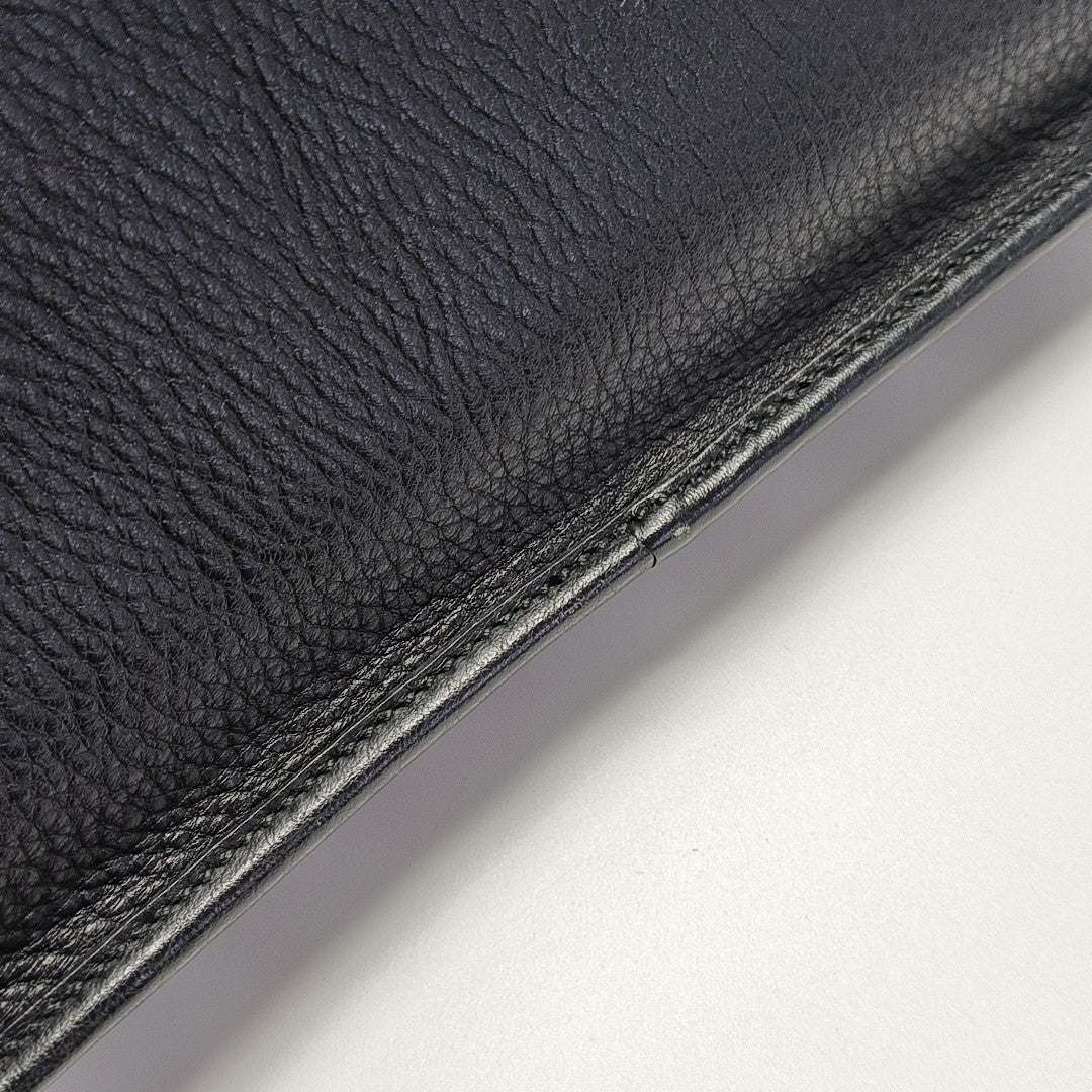 Calfskin Shoulder Bag Black