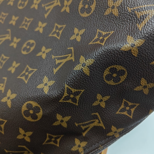 NEVERFULL MM Monogram Coated Canvas Brown