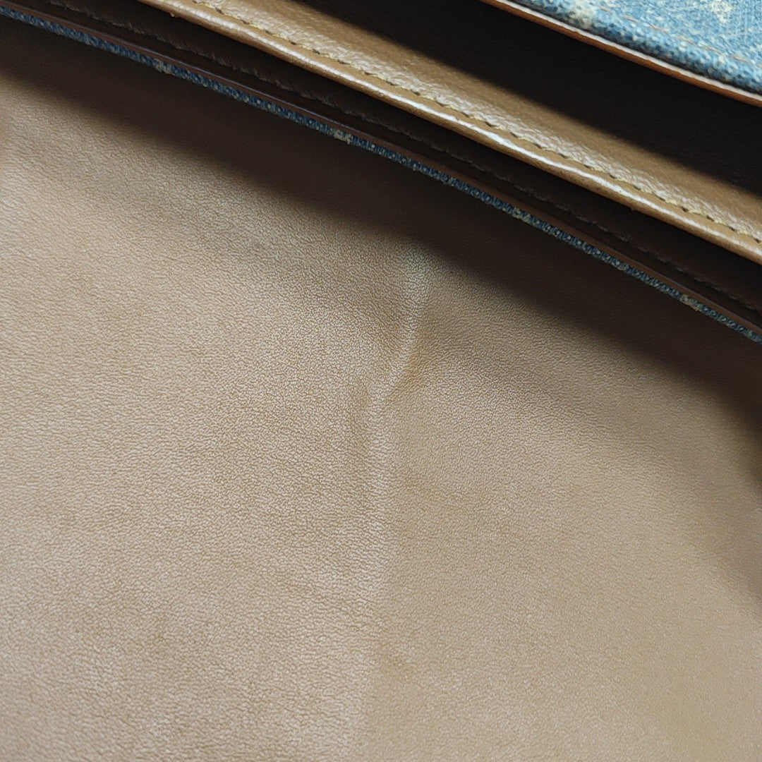 MONOGRAM ALL OVER Small Denim Blue