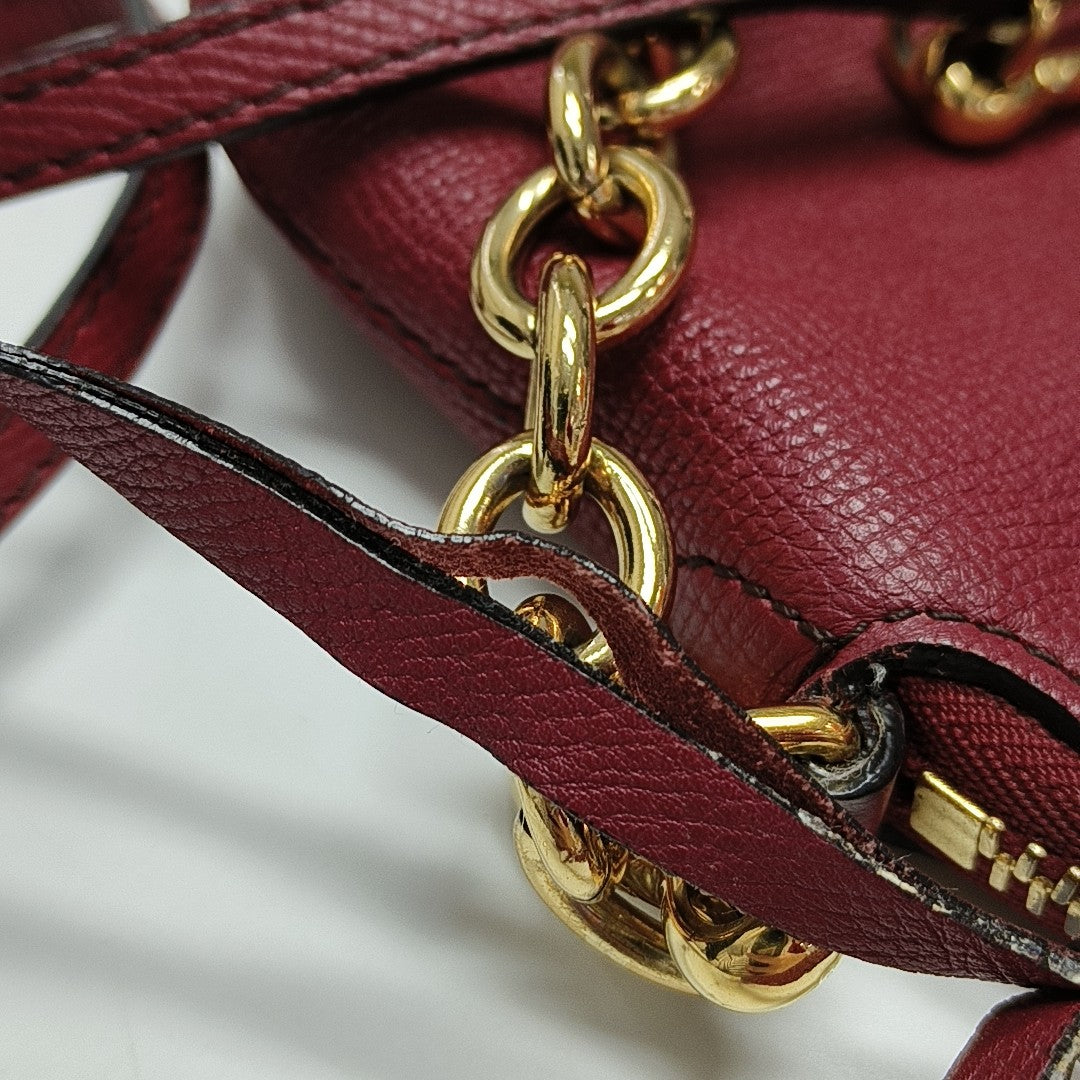Calfskin Medium Red