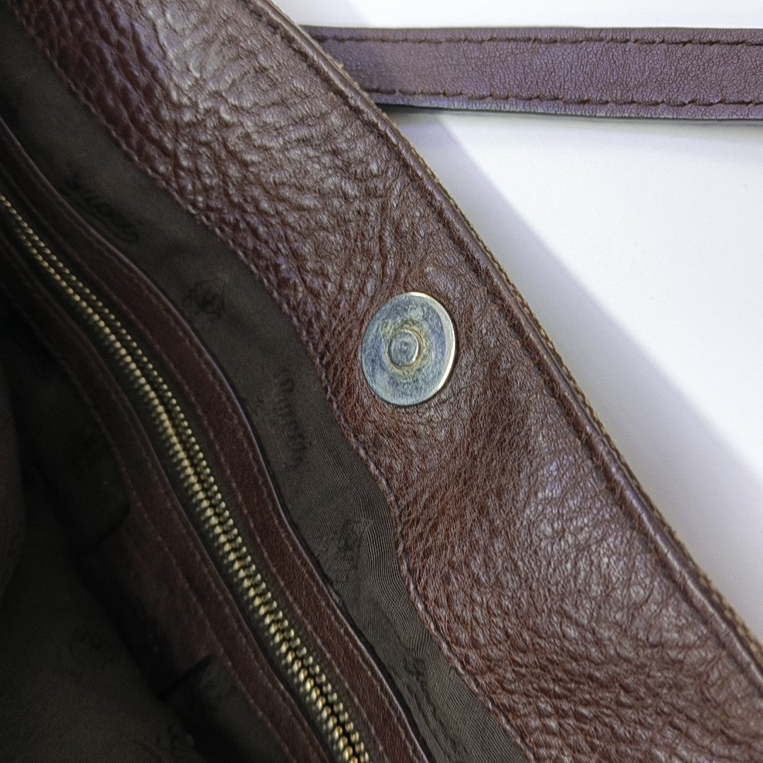 Monogram Canvas Tote Bag Brown
