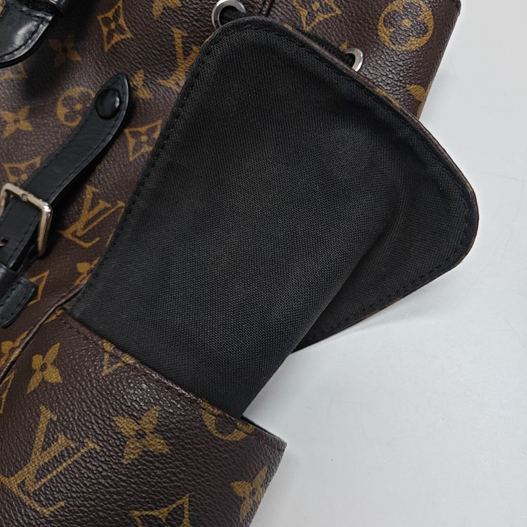 CHRISTOPHER PM Monogram Coated Canvas Brown