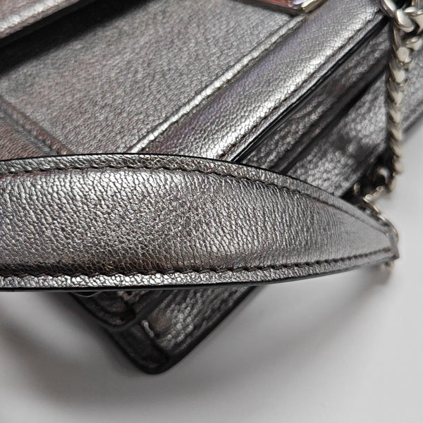 Miu Confidential Calfskin Silver