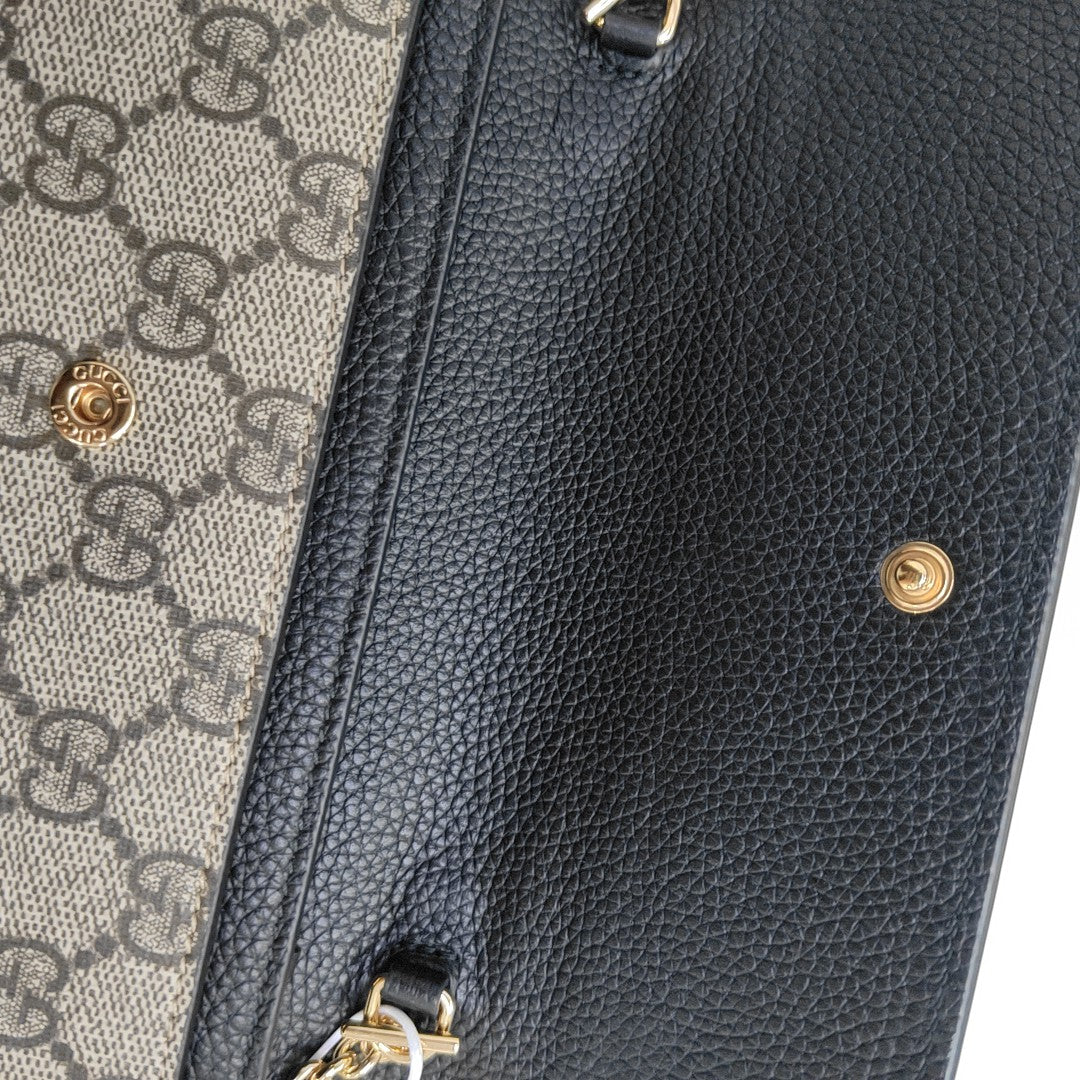 Monogram Canvas Shoulder Bag Beige