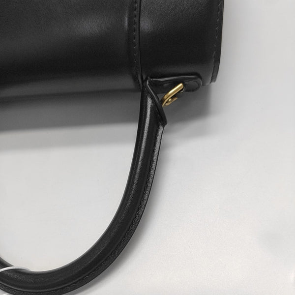 Hourglass S Calfskin Black