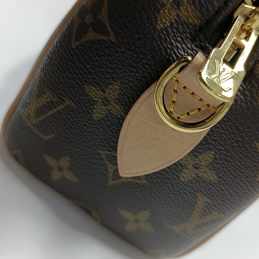 SPEEDY 20 Monogram Coated Canvas Brown