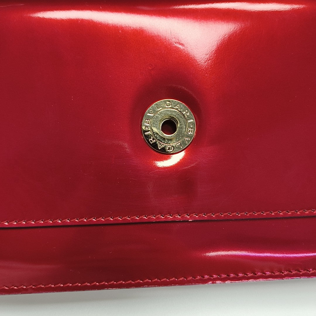 SERPENTI FOREVER Small Patent Leather Red