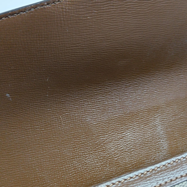 Horsebit 1955 Medium Monogram Coated Canvas Beige