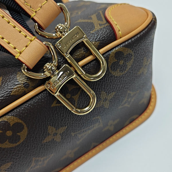 DIANE Monogram Coated Canvas Brown