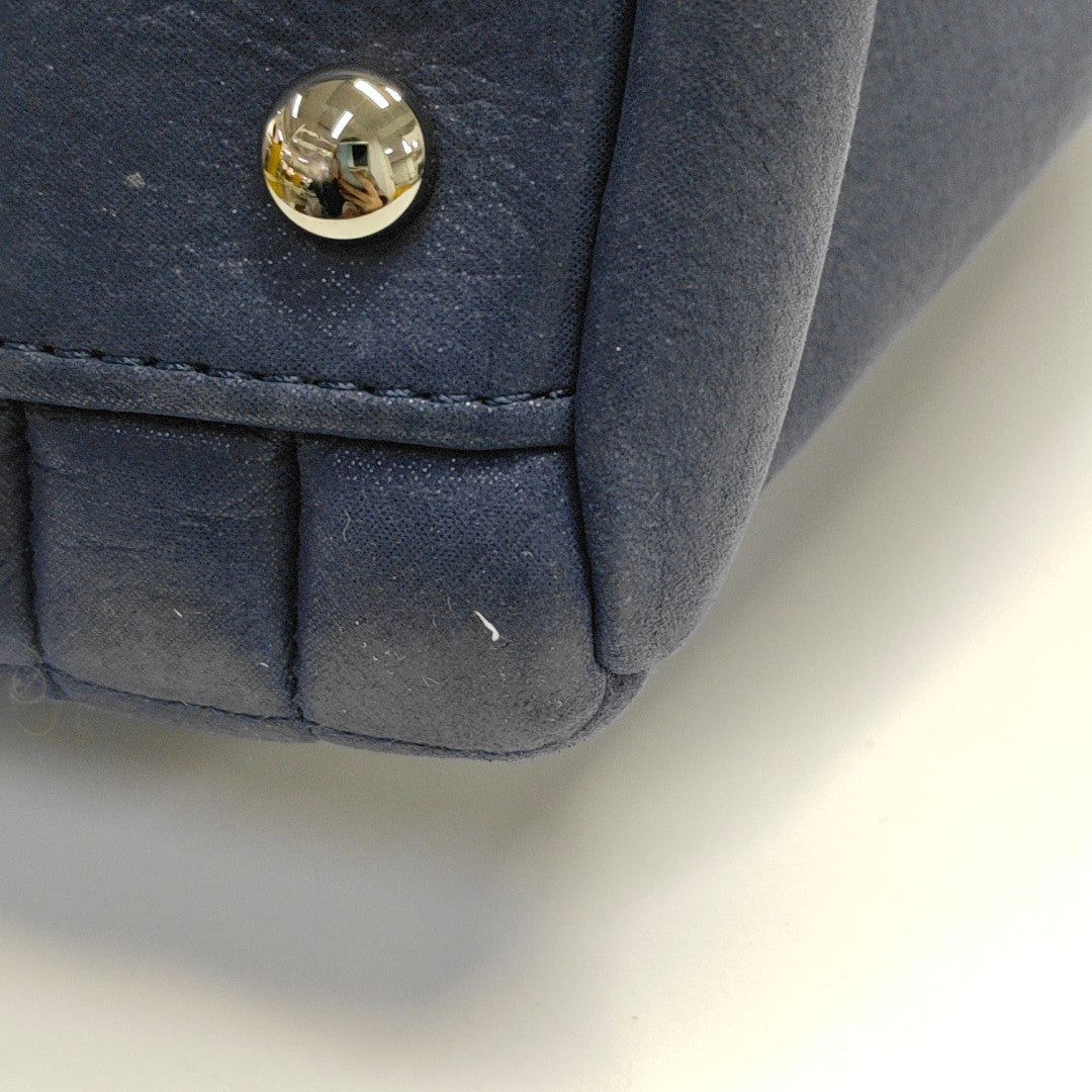 Quilted Calfskin Blue