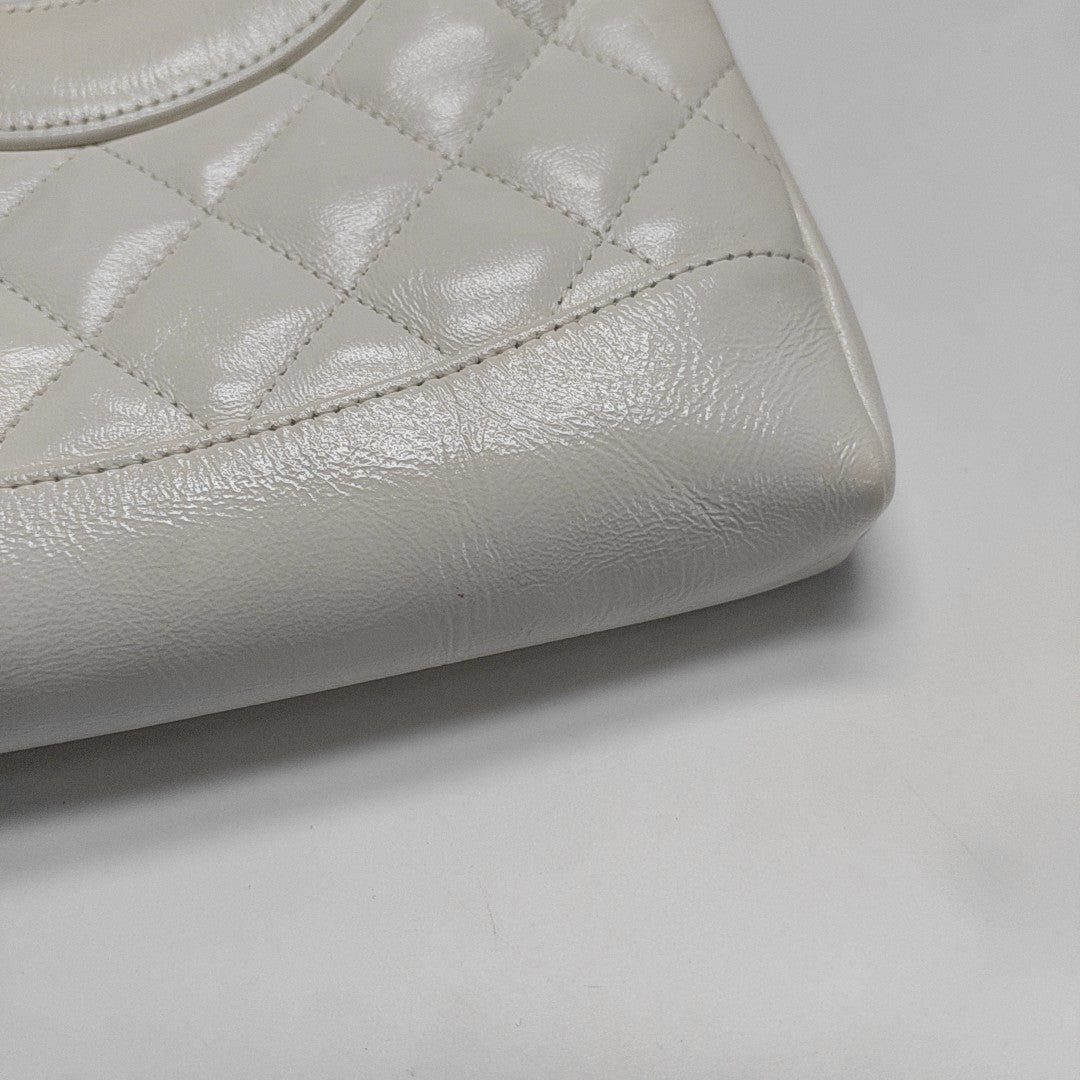CHANEL 31 Mini Quilted Lambskin White