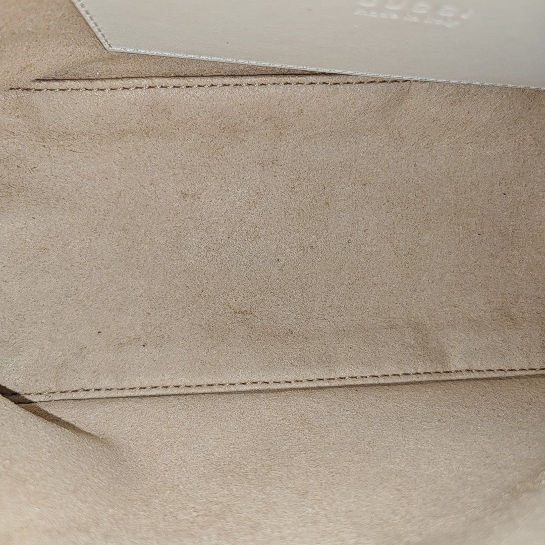 GG Marmont Small Quilted Calfskin White