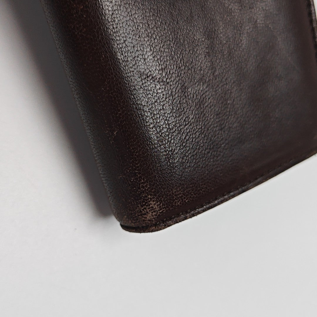 Calfskin Card Holder Brown