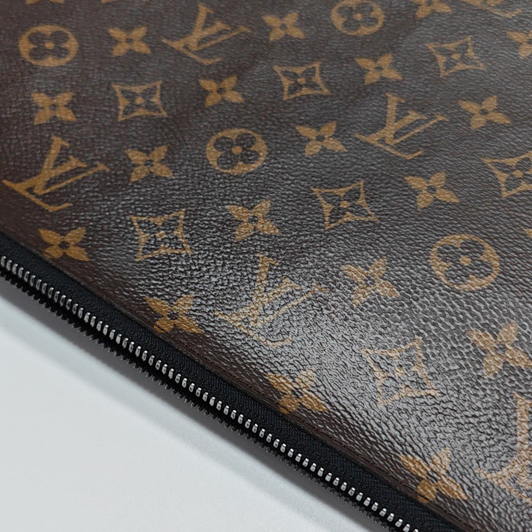 A4 Monogram Coated Canvas Brown