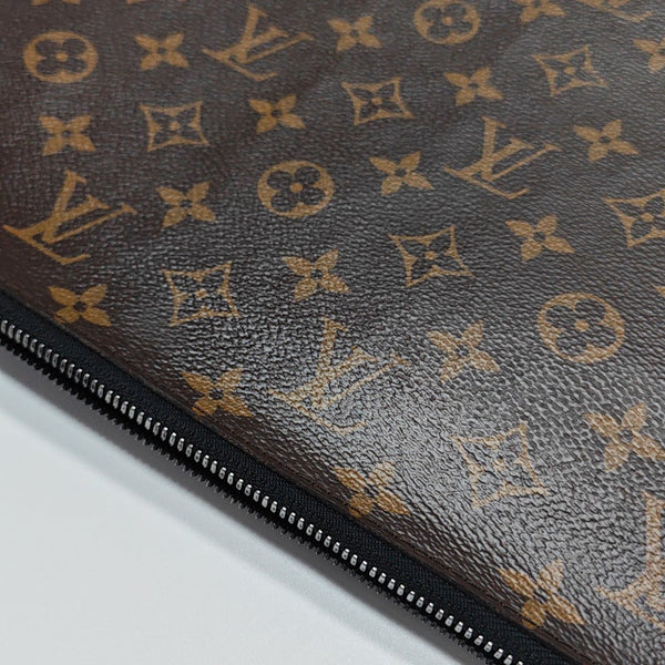 A4 Monogram Coated Canvas Brown