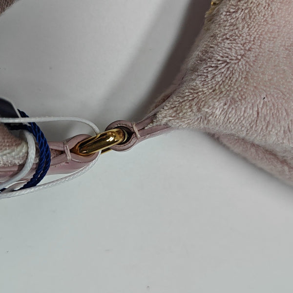 Fabric Top Handle Bag Mini Pink