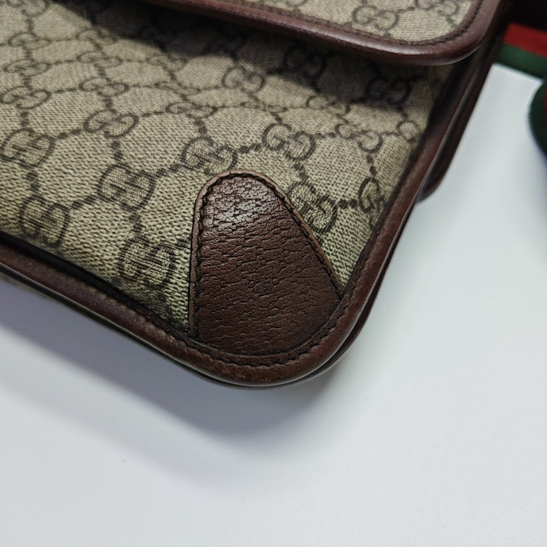 Neo Vintage Large Monogram Coated Canvas Brown
