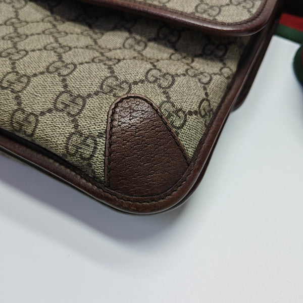 Neo Vintage Large Monogram Coated Canvas Brown