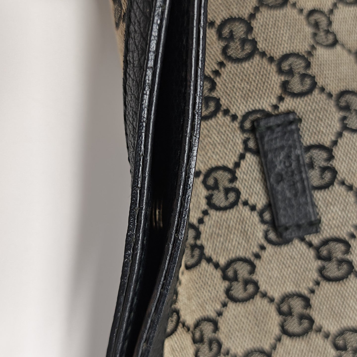 Monogram Coated Canvas Tote Bag Beige