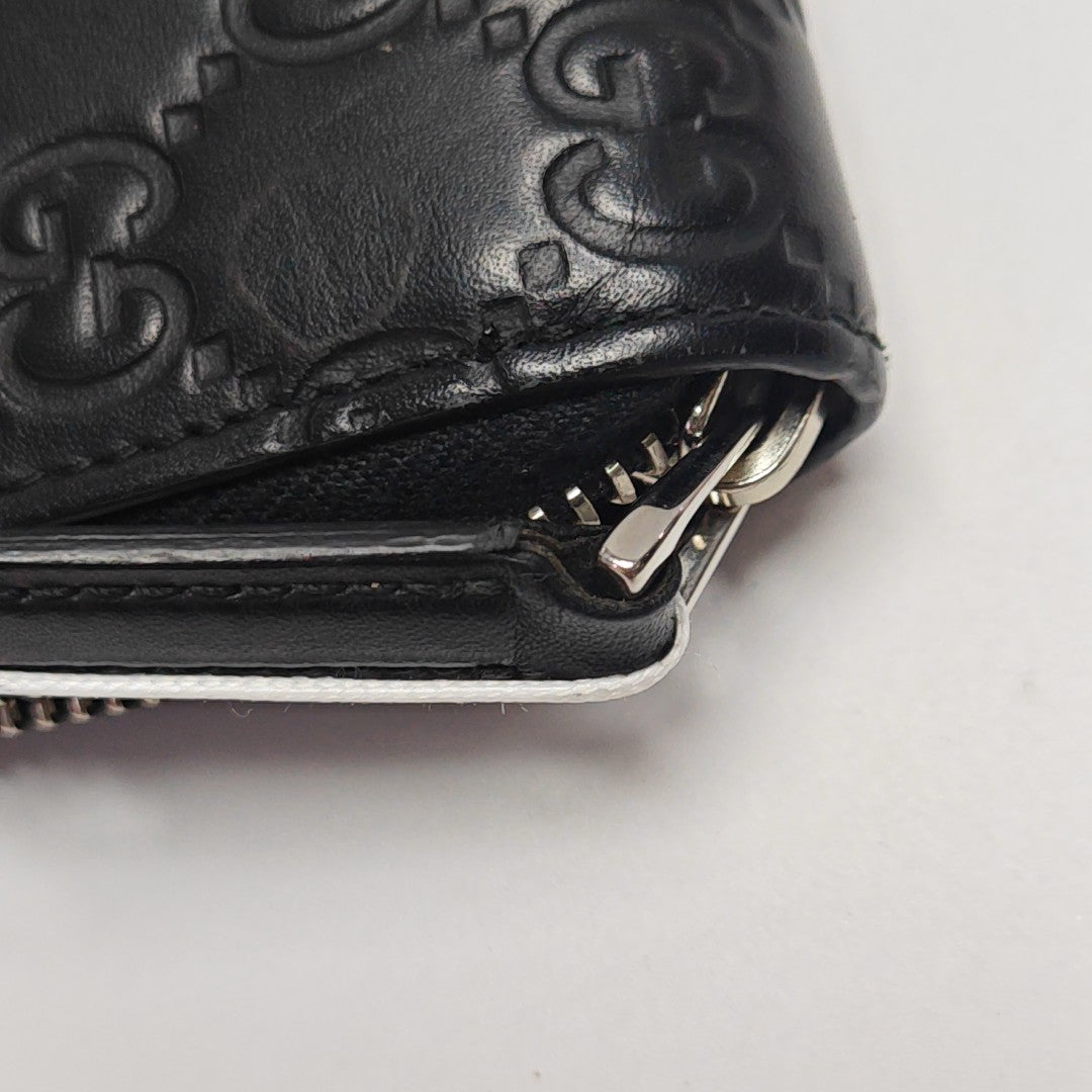 Monogram Calfskin Wallet Black