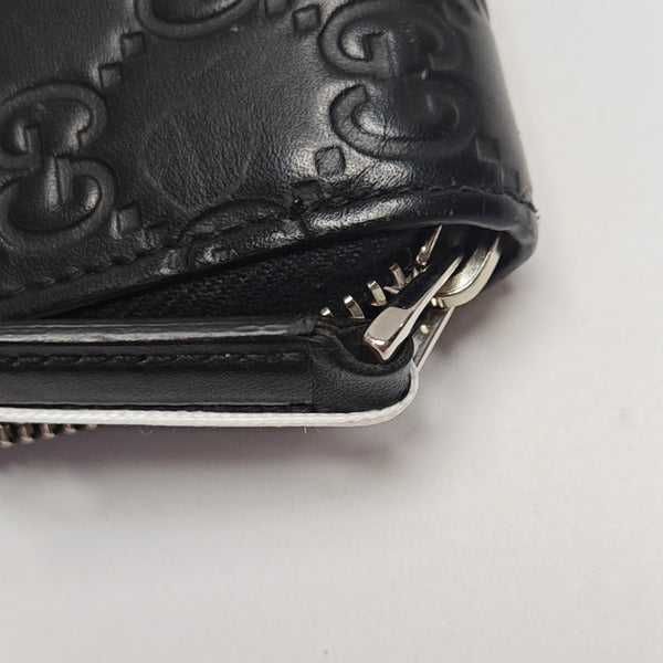 Monogram Calfskin Wallet Black