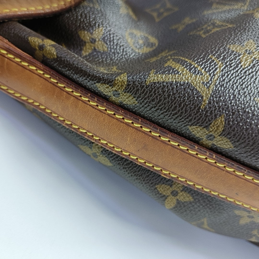 NOÉ GM Monogram Coated Canvas Brown