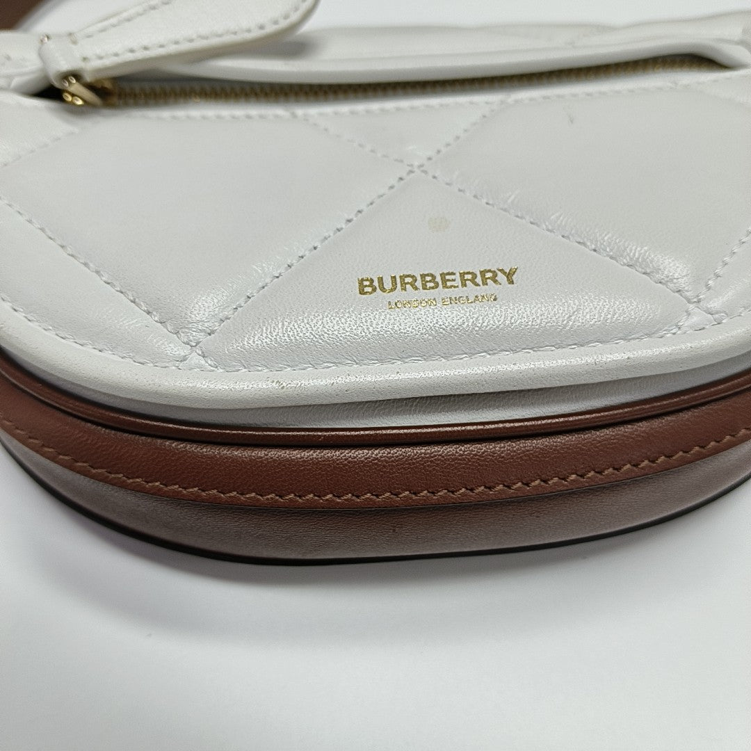 Olympia Mini Quilted Lambskin White