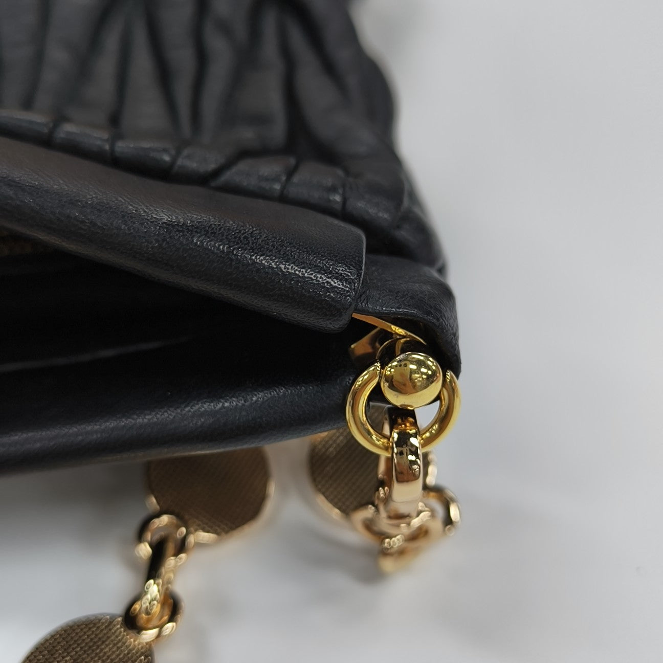 Matelassé Quilted Lambskin Black