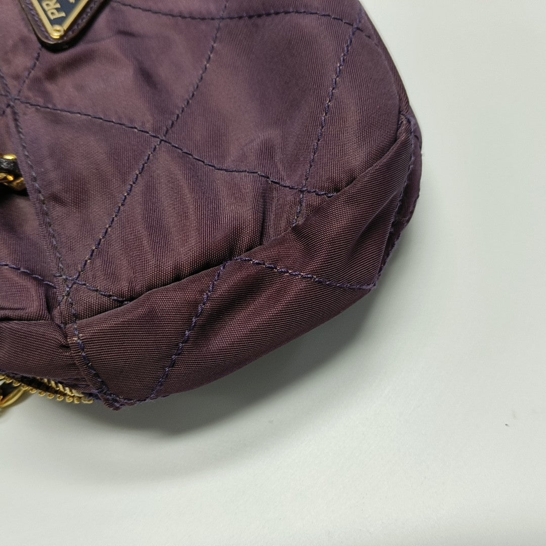 Quilted Nylon Purple