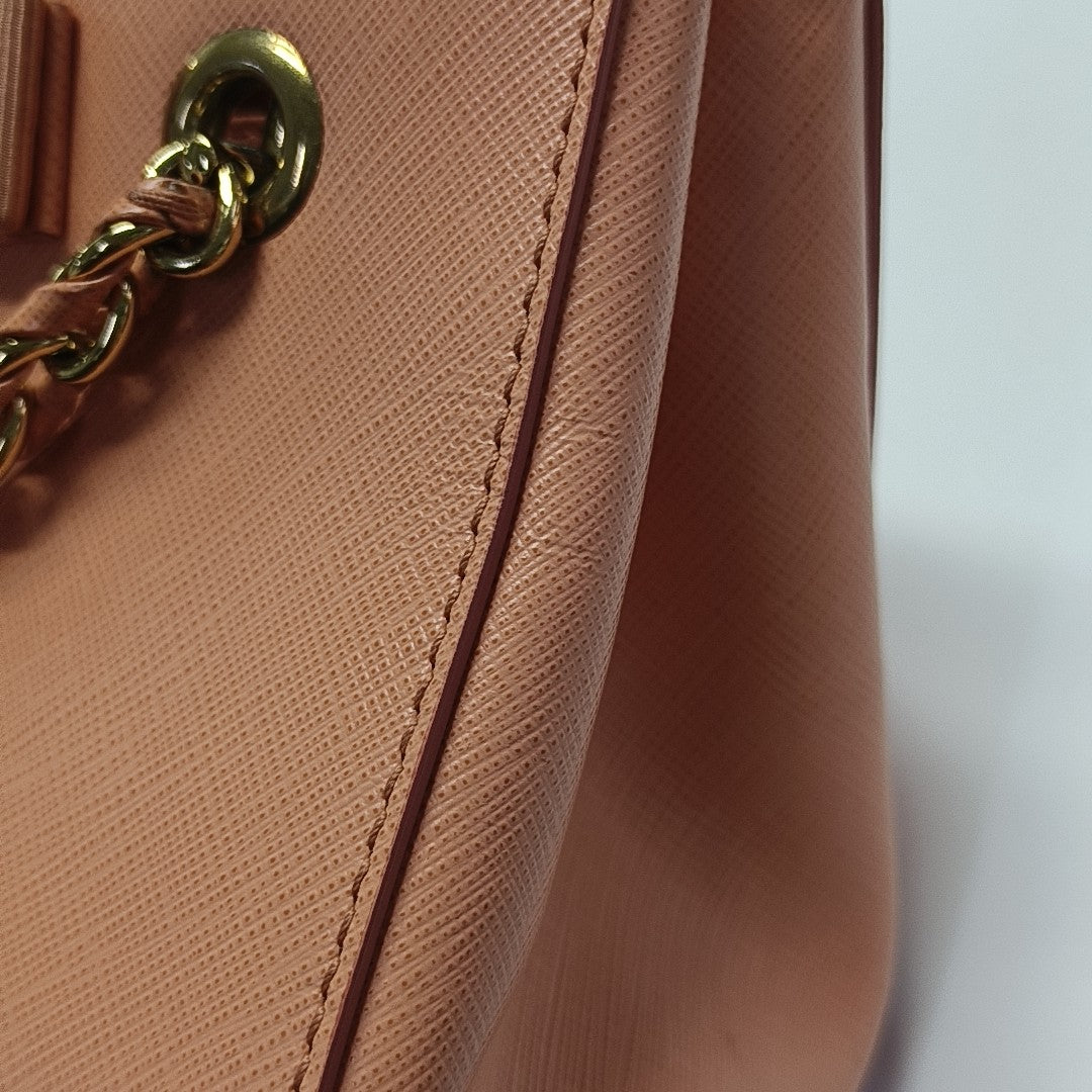 Calfskin Top Handle Bag Pink