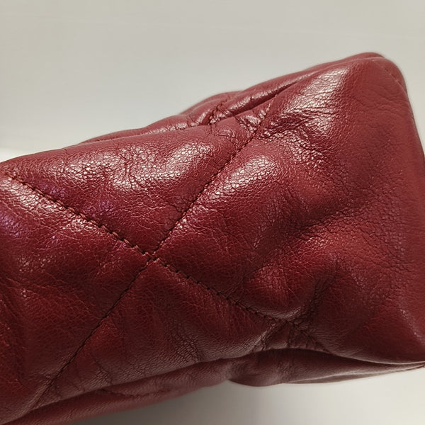 CHANEL 19 Large Quilted Lambskin Red