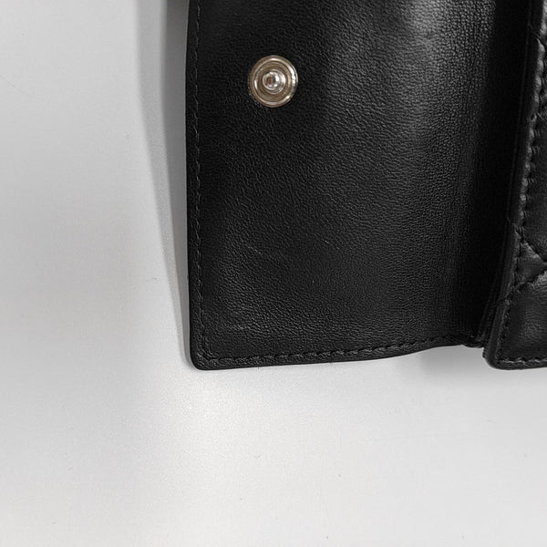 Quilted Lambskin Wallet Black