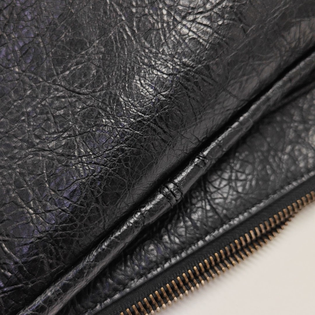Lambskin Shoulder Bag Black