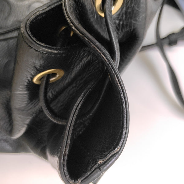 Calfskin Backpack Black
