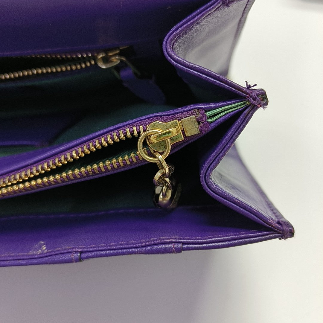 SERPENTI FOREVER Medium Calfskin Purple