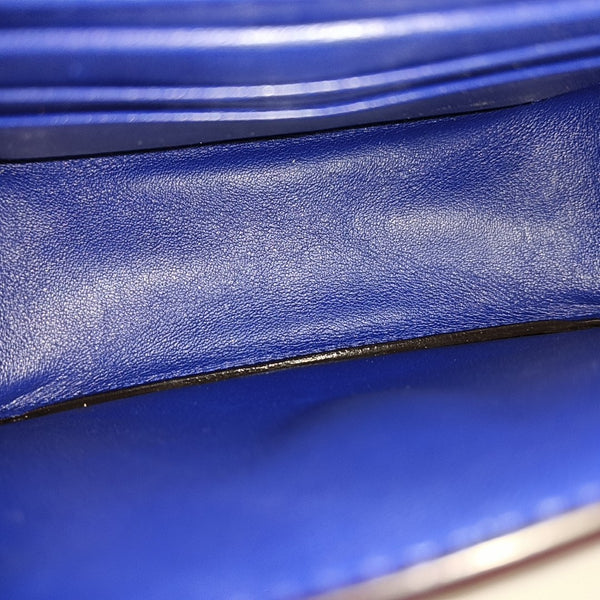 Calfskin Shoulder Bag Blue