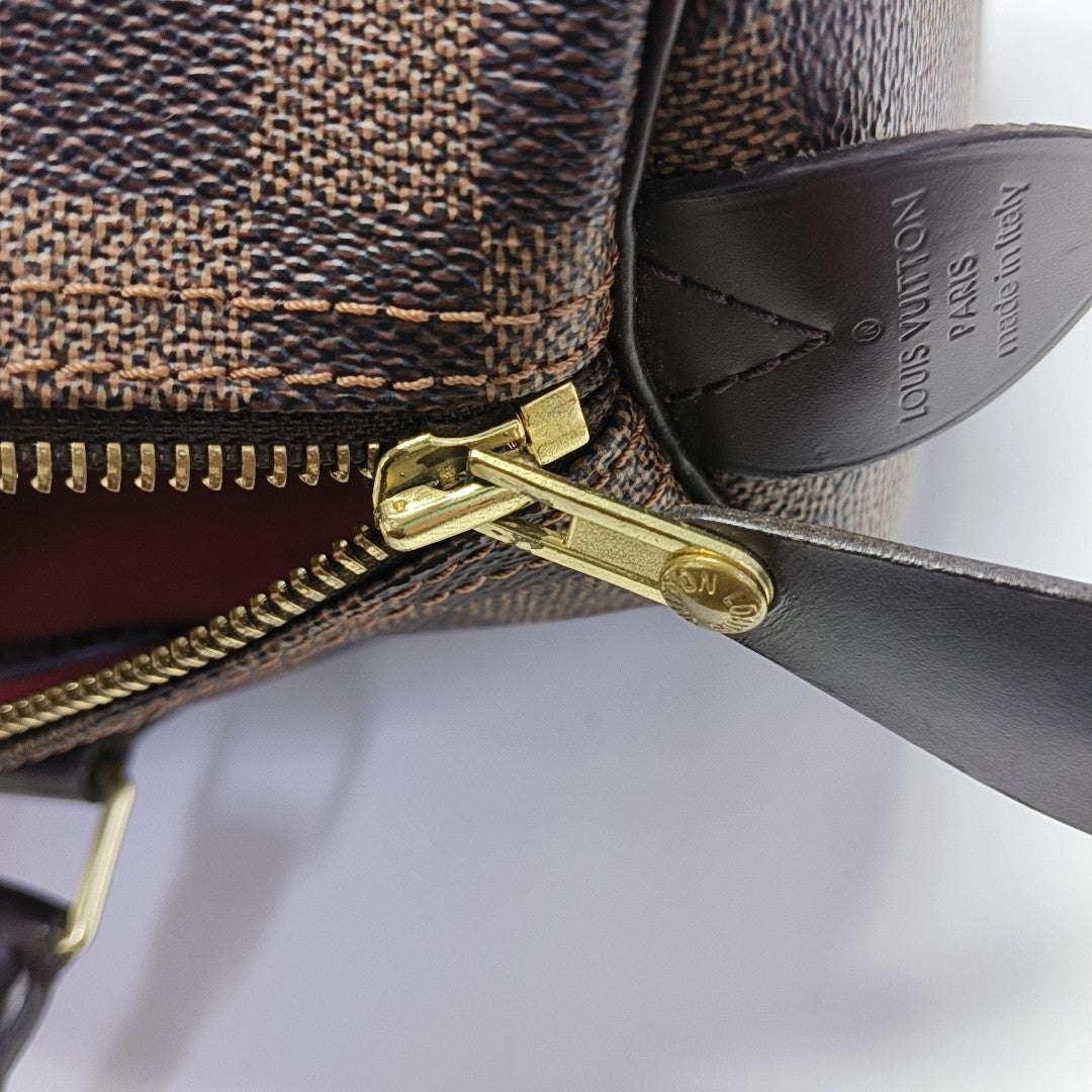 SPEEDY 30 Damier Ebene Coated Canvas Brown