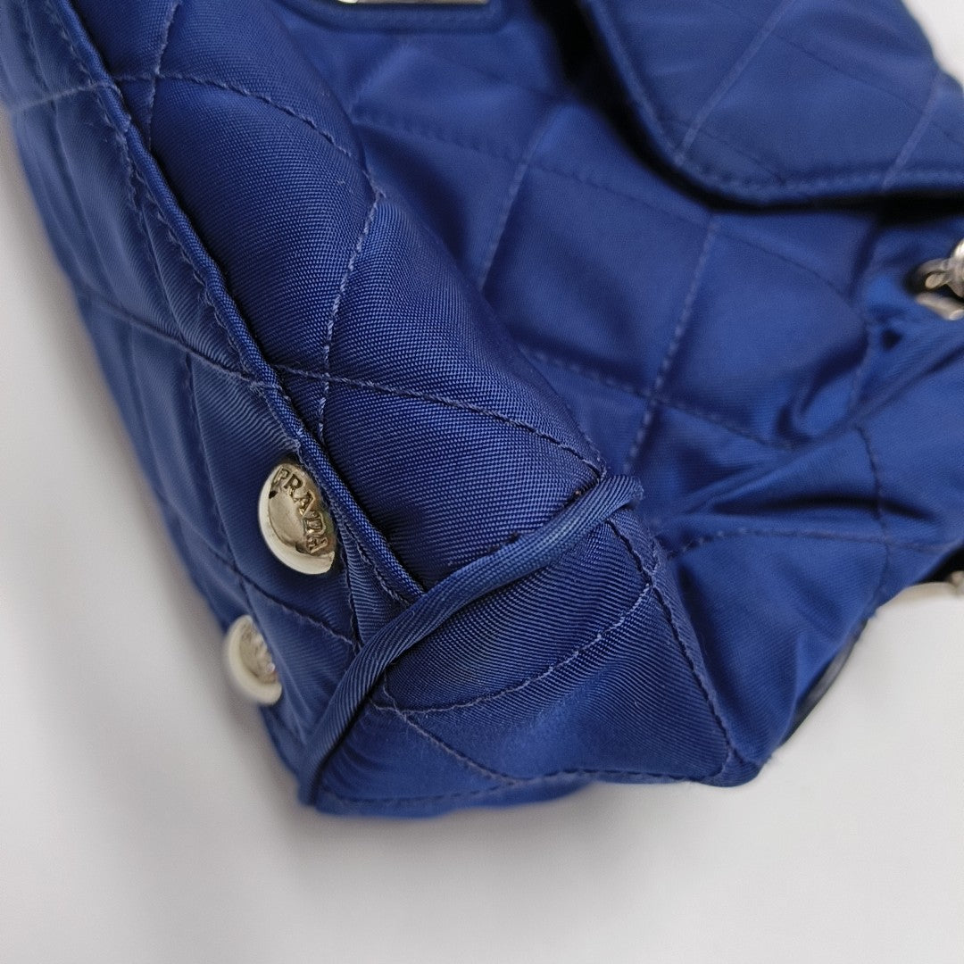 Quilted Nylon Blue