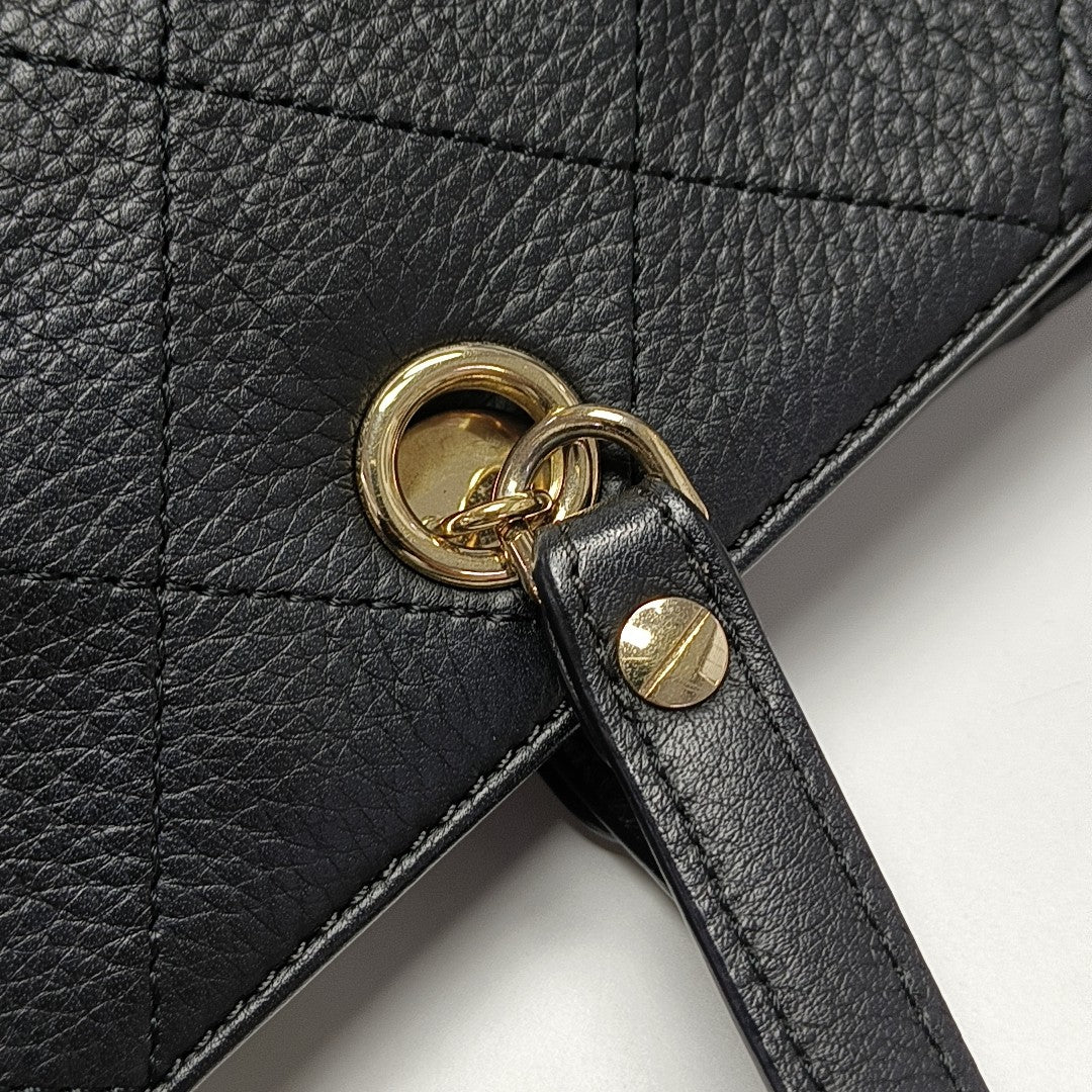 BOWLING Quilted Calfskin Black