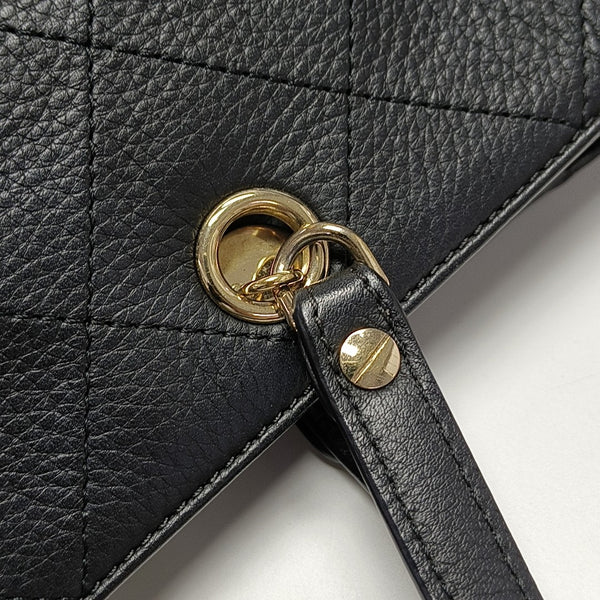 BOWLING Quilted Calfskin Black