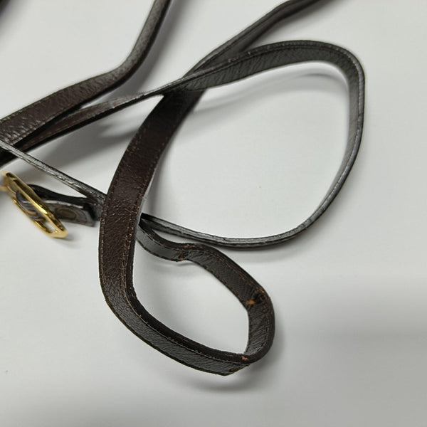 Lizard Shoulder Bag Brown